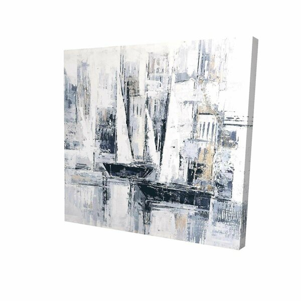 Fondo 32 x 32 in. Industrial Style Sailboats-Print on Canvas FO2793404